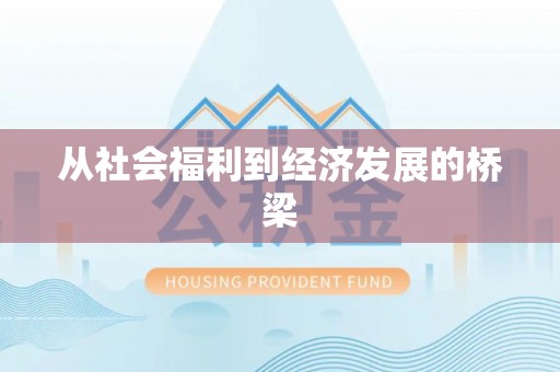 前进从社会福利到经济发展的桥梁