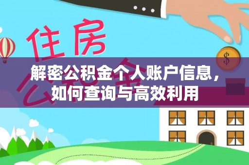 前进解密公积金个人账户信息，如何查询与高效利用