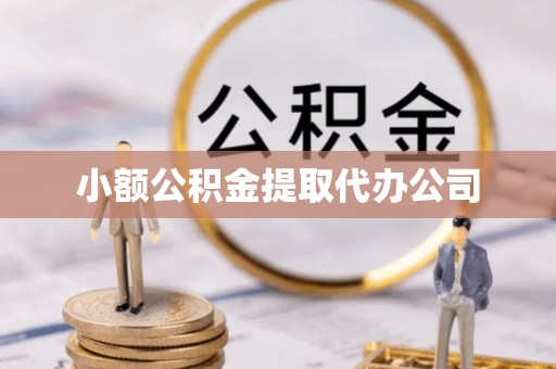 前进小额公积金提取代办公司