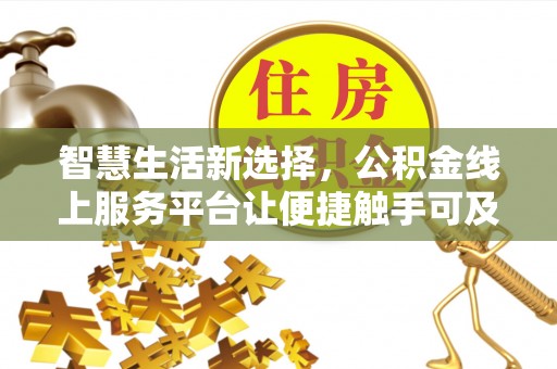 前进智慧生活新选择，公积金线上服务平台让便捷触手可及