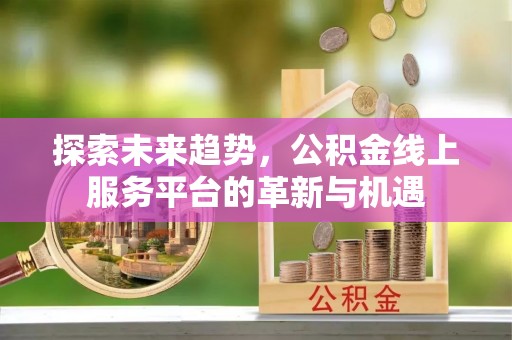 前进探索未来趋势，公积金线上服务平台的革新与机遇