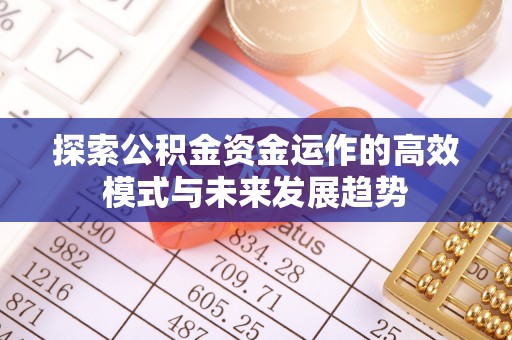 前进探索公积金资金运作的高效模式与未来发展趋势