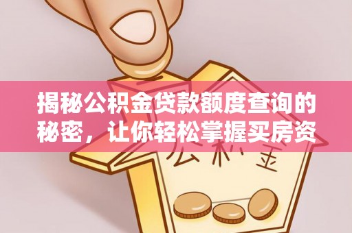 前进揭秘公积金贷款额度查询的秘密，让你轻松掌握买房资金规划