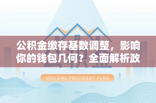 前进公积金缴存基数调整，影响你的钱包几何？全面解析政策与实际收益