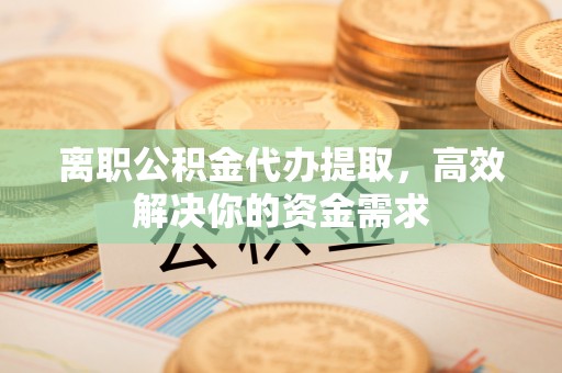 前进离职公积金代办提取，高效解决你的资金需求