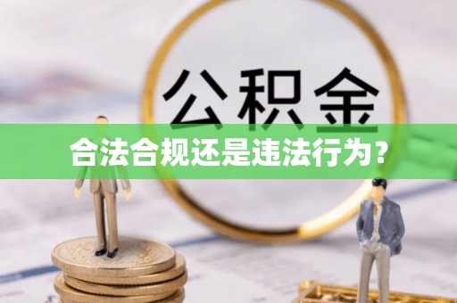 前进合法合规还是违法行为？