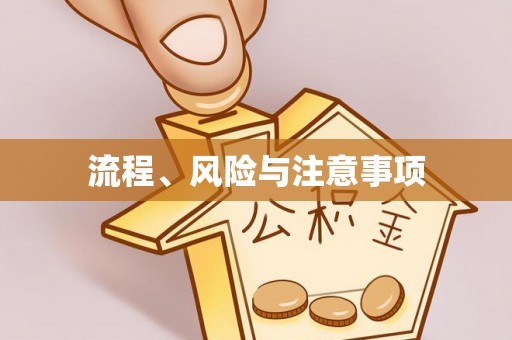 前进流程、风险与注意事项